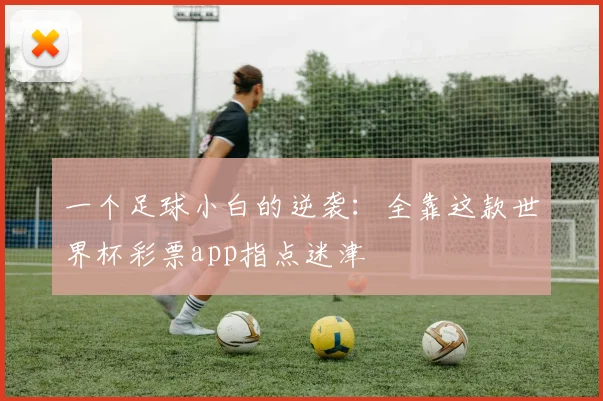 一个足球小白的逆袭：全靠这款世界杯彩票app指点迷津