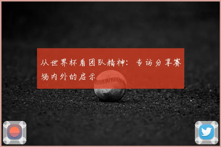 从世界杯看团队精神：专访分享赛场内外的启示