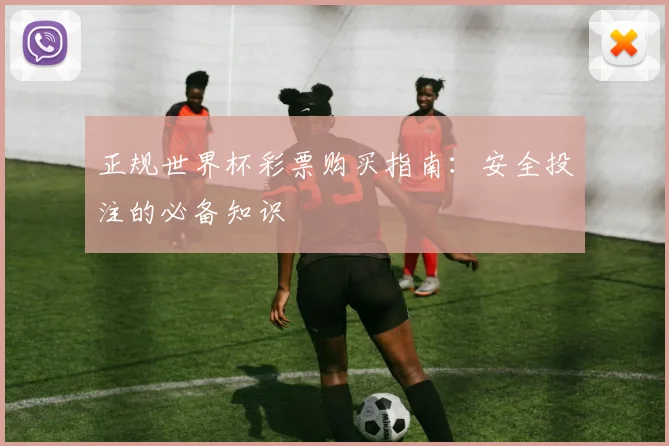 正规世界杯彩票购买指南:安全投注的必备知识